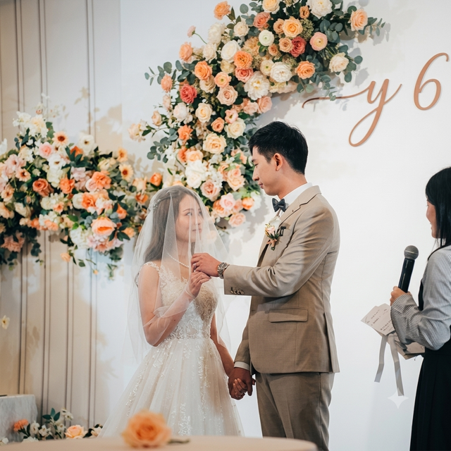 the local wedding ceremony officiated by Merry Marry civil celebrants